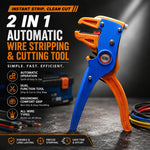 Professional 2-in-1 Automatic Wire Stripping & Cutting Tool