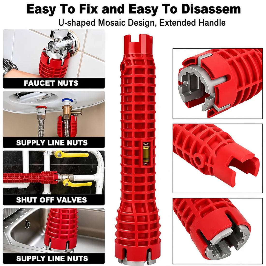 Anti-Slip Tap & Sink Plumbing Repair Wrench