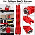 Anti-Slip Plumbing Repair Tap & Sink Wrench