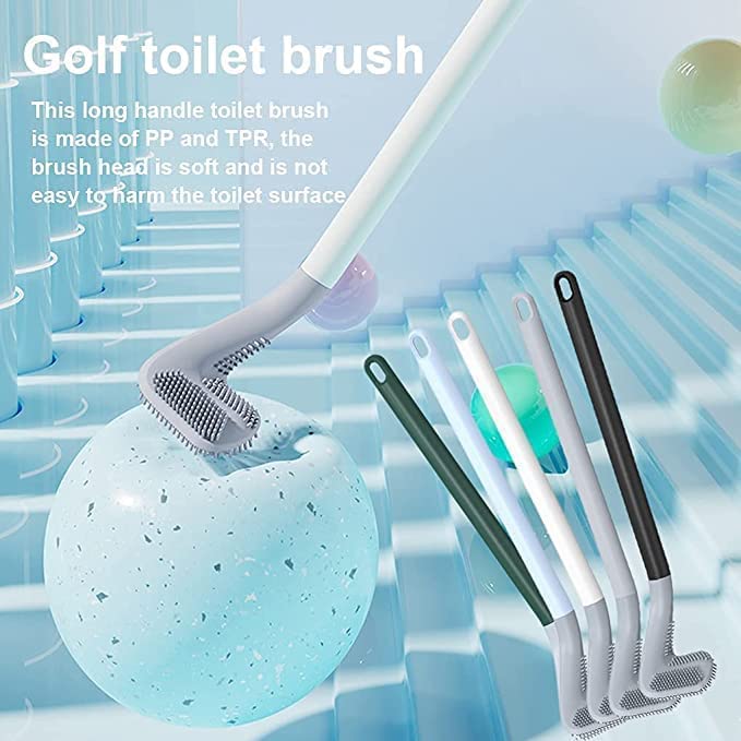 Hockey Toilet Brush with long Handle