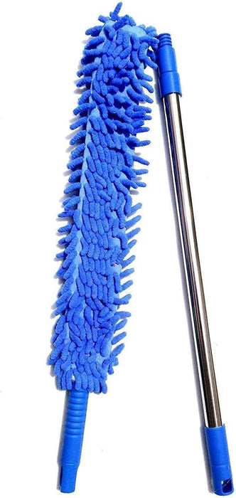 Flexible Microfiber Cleaning Brush With Extendable Rod (Multi-Colour) - Dreamzhub