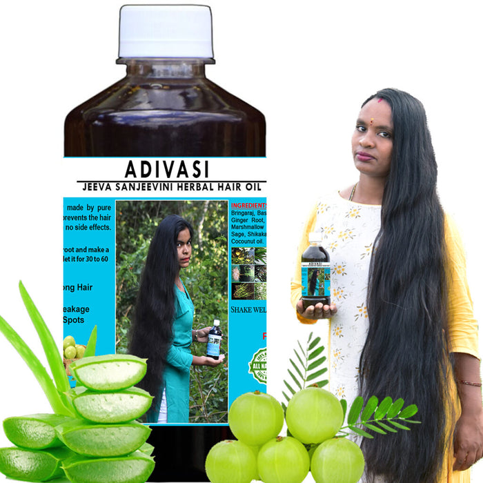 Adivasi Jeeva Sanjeevini Herbal - Ayurvedic Hair Growth